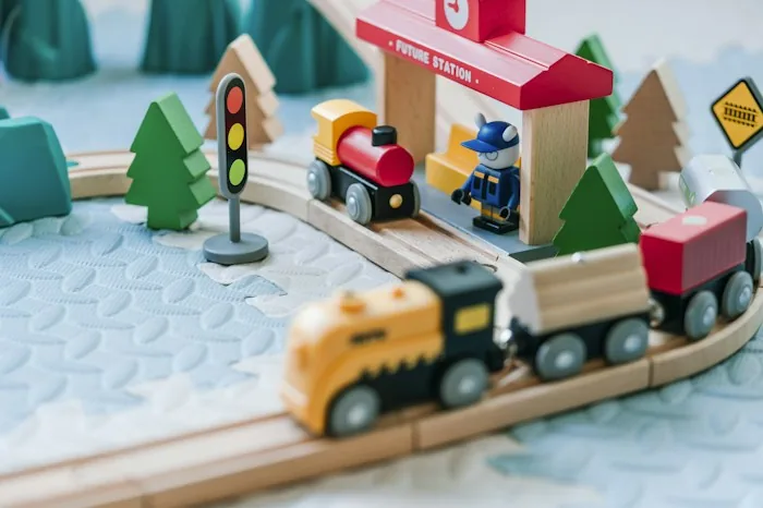 Montessori mediniai lavinamieji žaislai mažyliams Kalėdoms